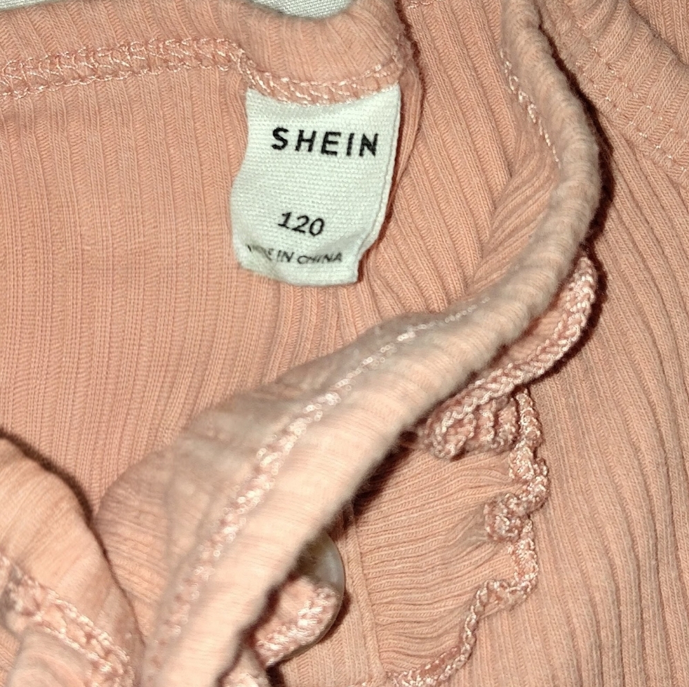 SHEIN Peach Ribbed Tank Top - Picture 3 of 3